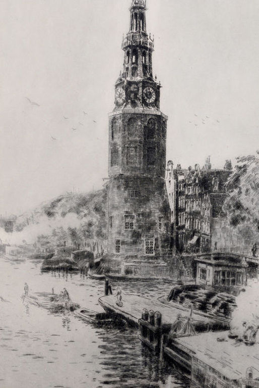 Montelbaanstoren Amsterdam ca. 1915 kopen? Bied vanaf 35!