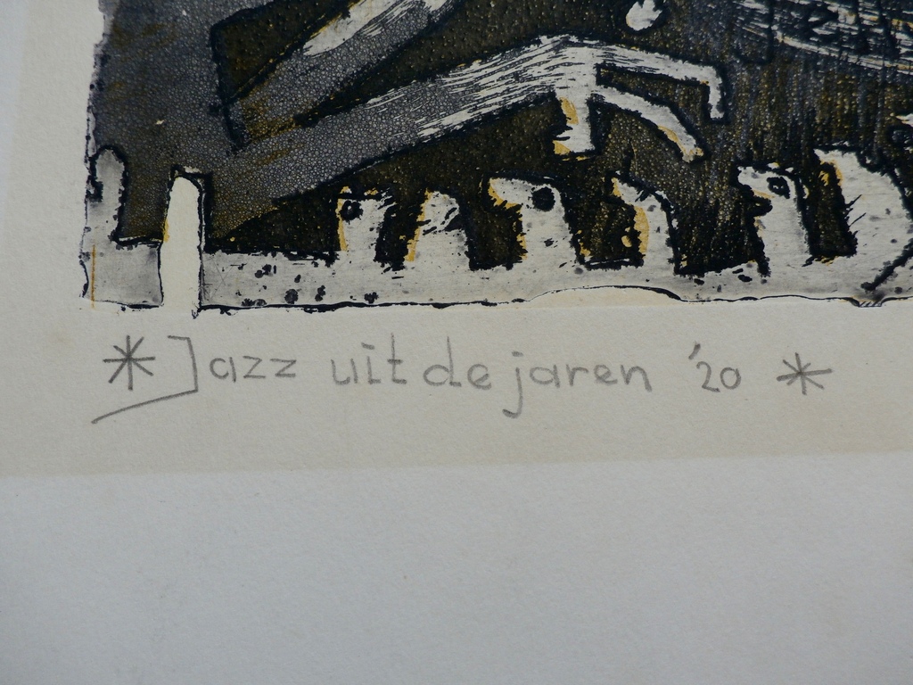 Rob Clous - ets: Jazz uit de jaren 30 - 1966 - oplage: 10 kopen? Bied vanaf 60!