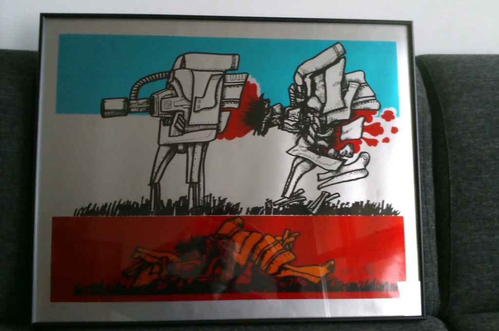 Shinkichi Tajiri, May day, zeefdruk 24/190 handgesigneerd verkocht voor € 125!