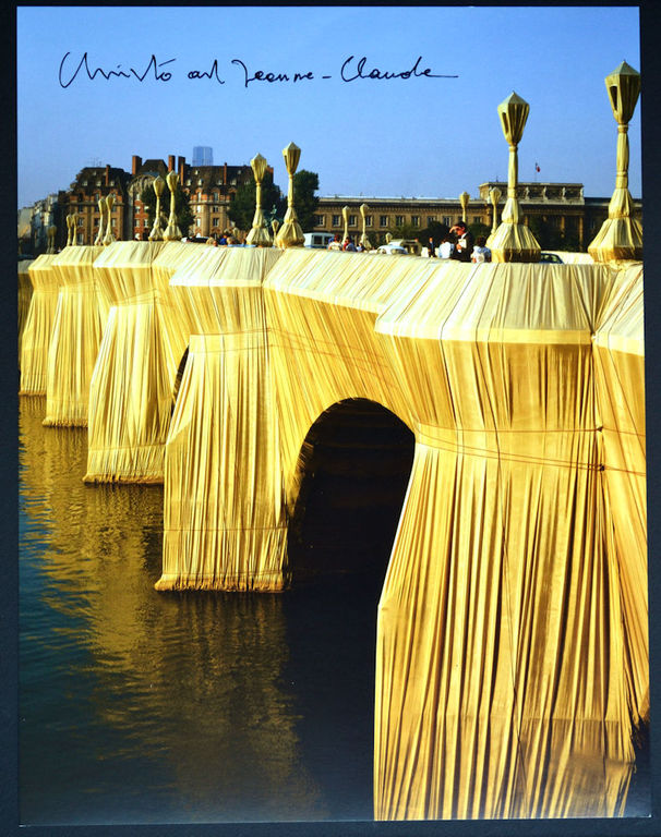 twee offset Prints- Pont Neuf en Over The River- beiden handgesigneerd verkocht voor € 80!