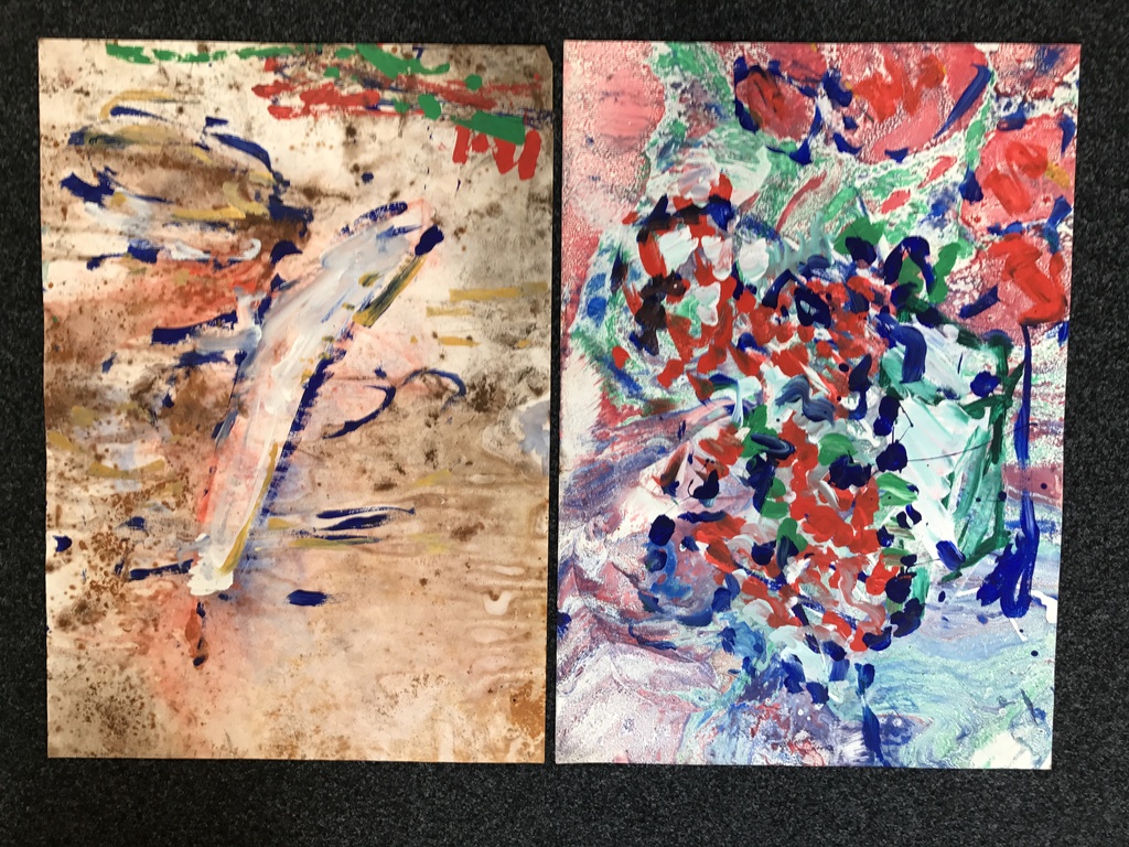 2 X THEO NIERMEIJER, Gemengde technieken/gouache op papier kopen? Bied vanaf 1!