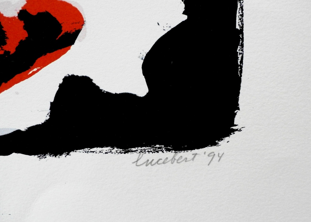 Lucebert - Zeefdruk: Krieg und Kind - 1994 kopen? Bied vanaf 225!