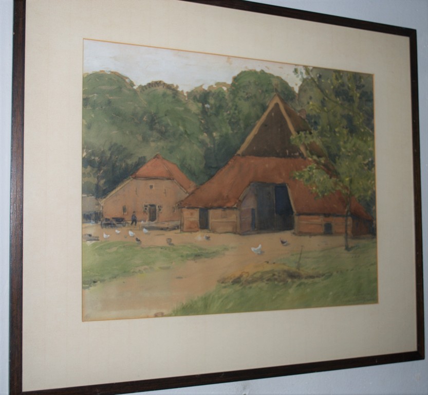 Delden 1931 - aquarel door Willem Witjens kopen? Bied vanaf 65!