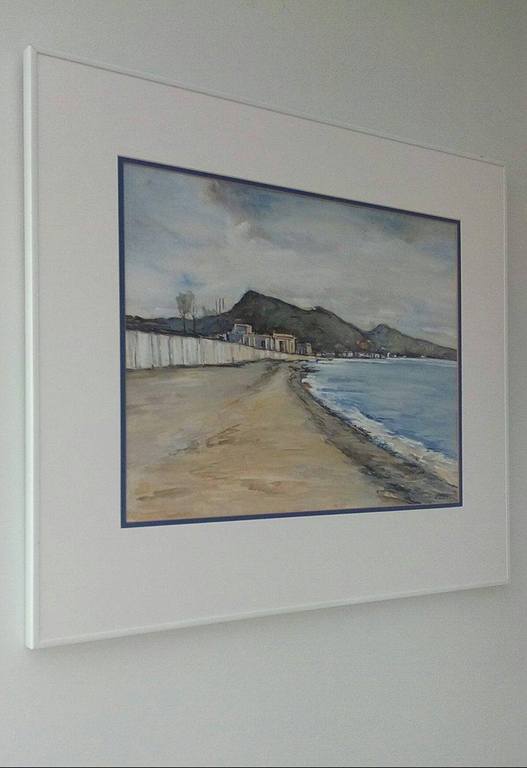 Johannes van Oost: Gouache, La plage 'la Ciotat'- smaakvol ingelijst kopen? Bied vanaf 55!