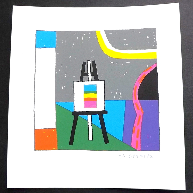 Harrie Gerritz - 3x handgesigneerde litho -1985 kopen? Bied vanaf 1!