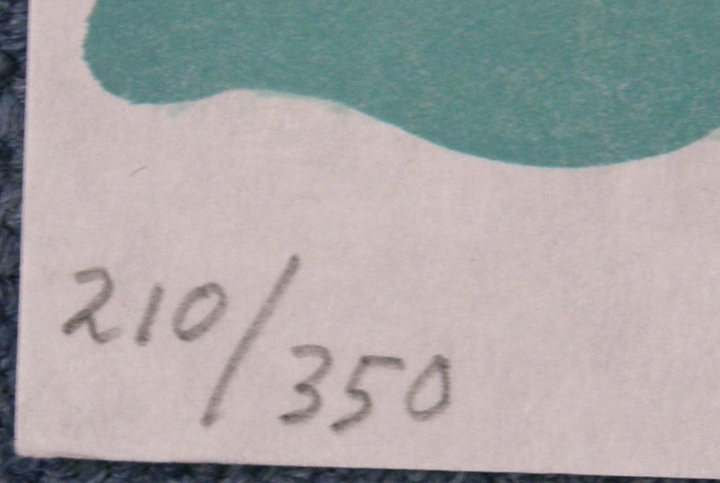 Klaas Gubbels: Zeefdruk 'Het water', genummerd en met potlood gesigneerd kopen? Bied vanaf 125!