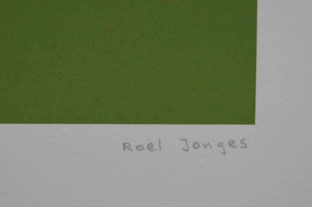 Roel Jonges - gesigneerde zeefdruk - 50 ex. kopen? Bied vanaf 10!