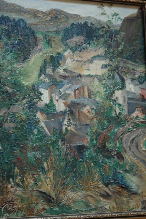 H Noordaa, Auvergne  Frankrijk, olieverf op doek, 30 x 40cm gesign kopen? Bied vanaf 1!