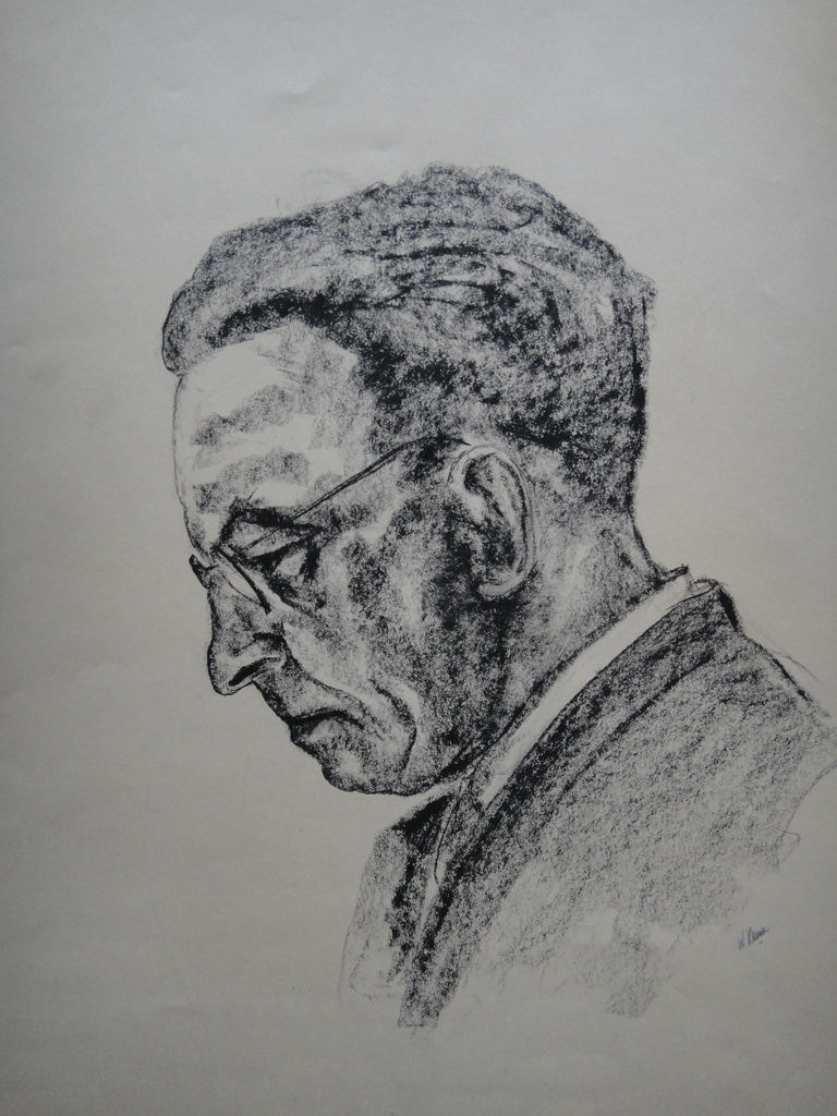 Onbekend, tekening, portret van een man (en profil) kopen? Bied vanaf 1!