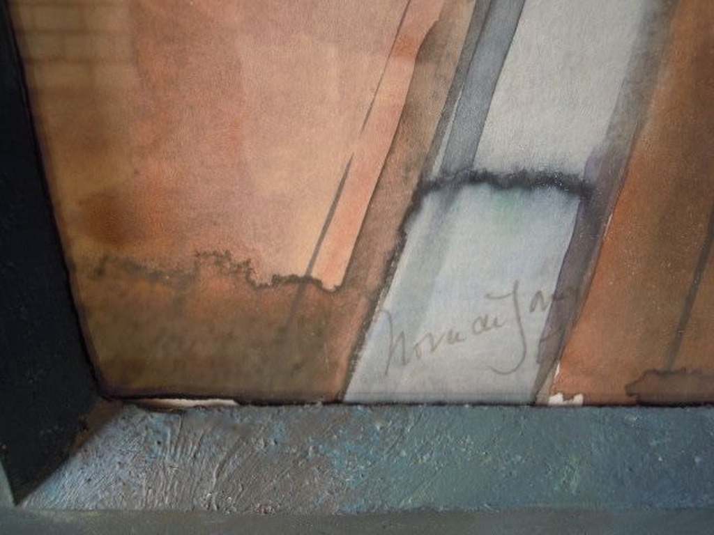 Serie 3 moderne schilderijen Nora de Jong-Proeme 1934- 243 X 126 cm kopen? Bied vanaf 65!