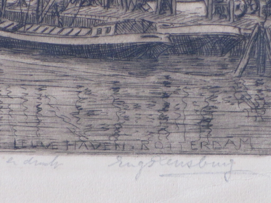 Eugene Rensburg, Leuvehaven Rotterdam, Ets kopen? Bied vanaf 1!