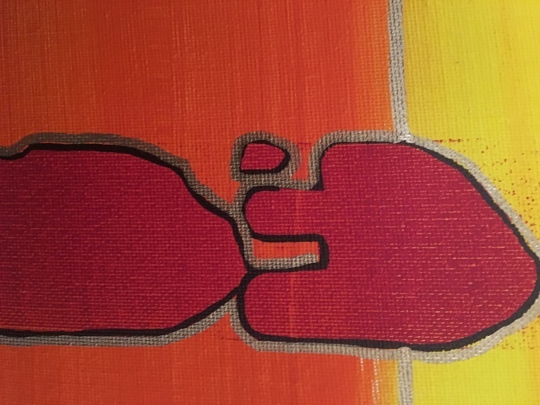 Eric Borsje (1958) Acrylic paint on canvas, 'Waiting room' uit 2015 kopen? Bied vanaf 35!