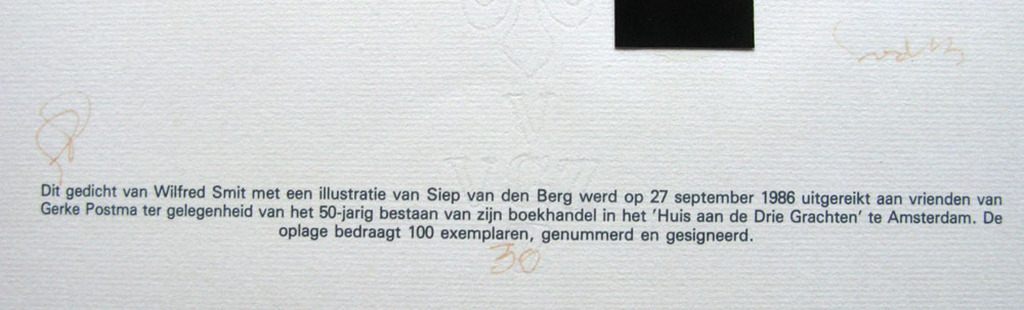 Siep van den Berg (1913-1998) - BIJ EEN VERJAARDAG - riijmprent kopen? Bied vanaf 1!