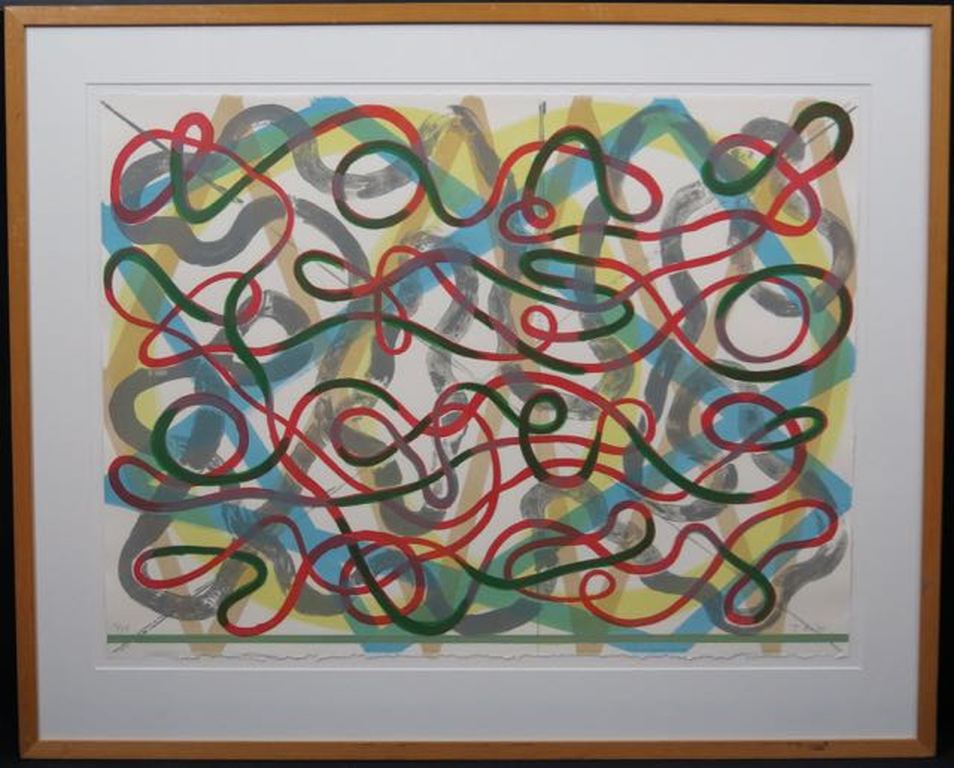 Toon Teeken: Litho, Zonder titel I -Ingelijst kopen? Bied vanaf 35!