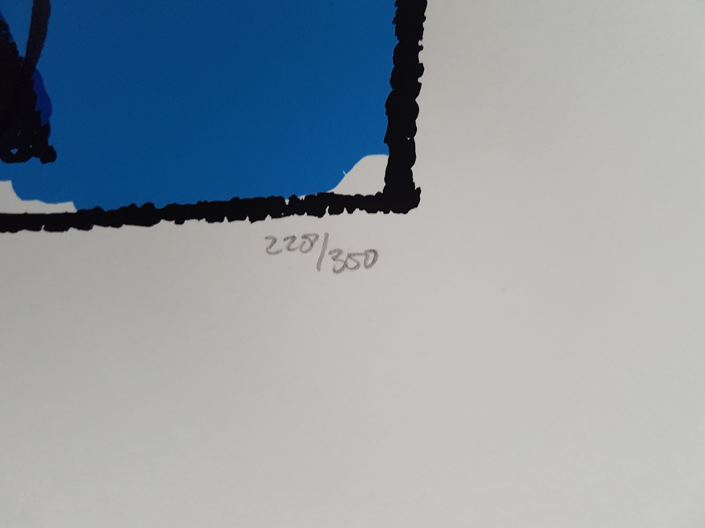 Originele zeefdruk van Herman Brood - Nee Niet Nu  kopen? Bied vanaf 225!