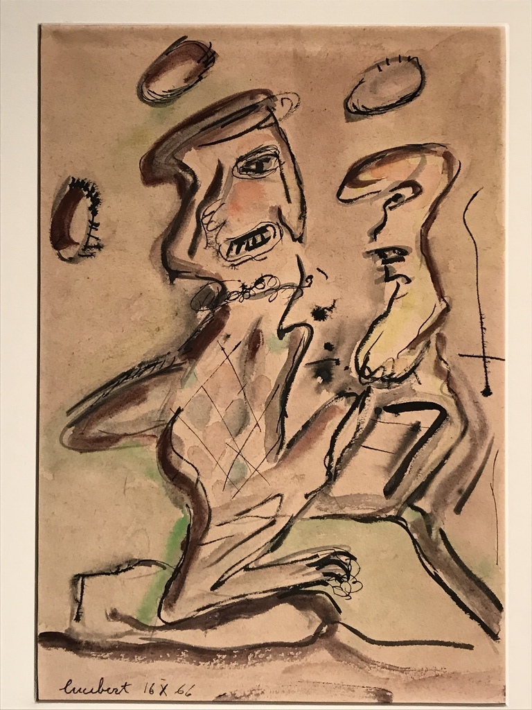 Lucebert, gemengde techniek, 1966 Cobra kopen? Bied vanaf 400!