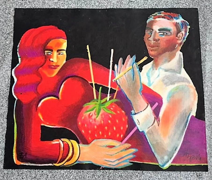 Originele Zeefdruk EA Elvira Bach. kopen? Bied vanaf 395!