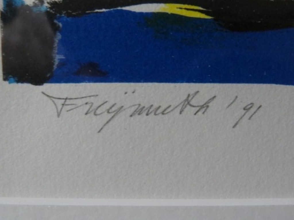 Alphons Freijmuth, Zeefdruk, Holland, jaartal: 1991, oplage: 53/100 kopen? Bied vanaf 1!