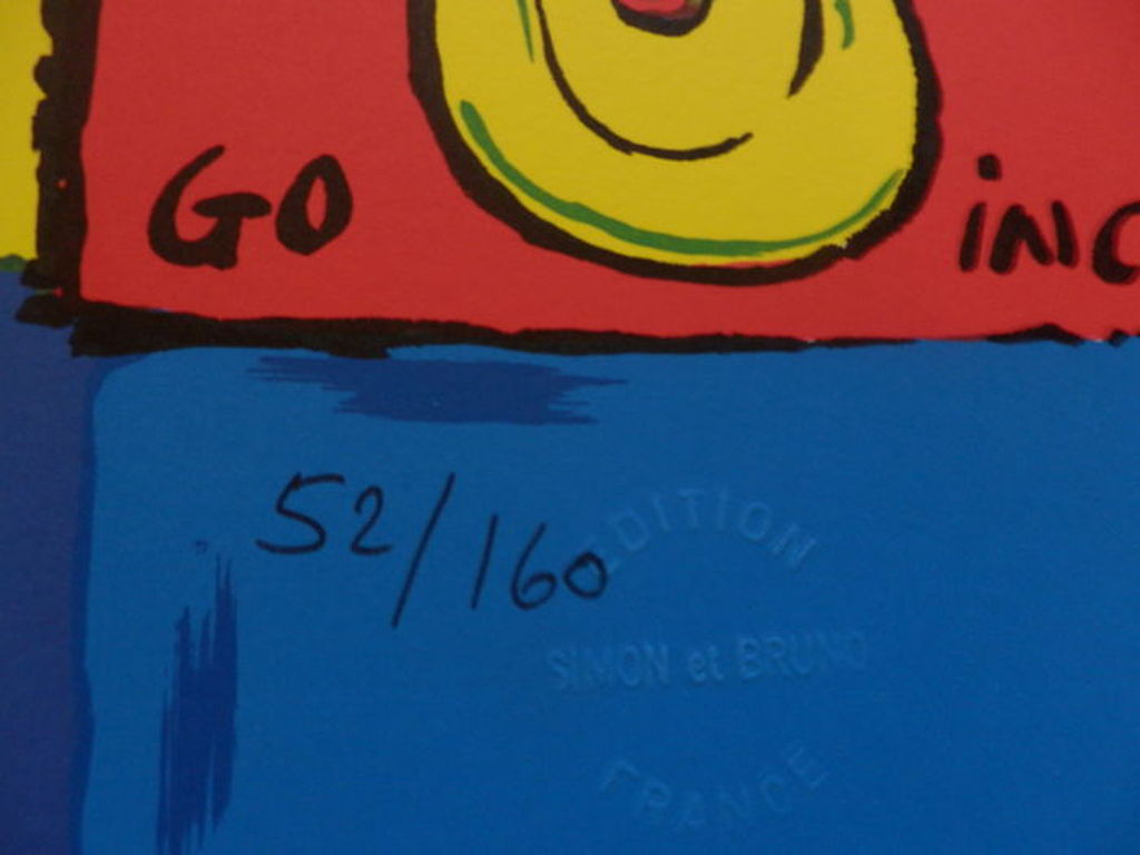 SIMON & BRUNO  Zeefdruk  INCOGNITO  Handgesigneerd kopen? Bied vanaf 45!