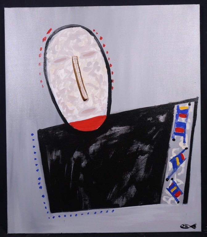 Marianne Hoogstraten: Acryl en schelp op doek, Z.T.  kopen? Bied vanaf 400!