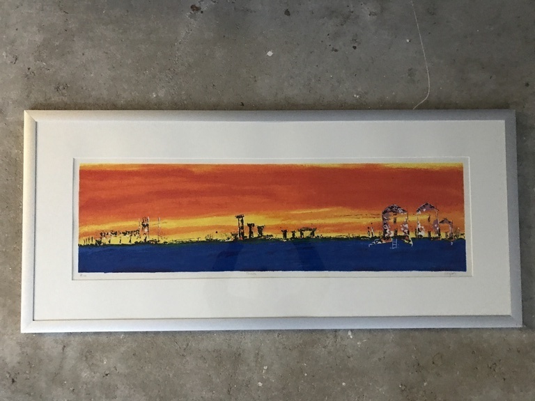 Henk  Kuijpers  originele zeefdruk verkocht voor € 36!