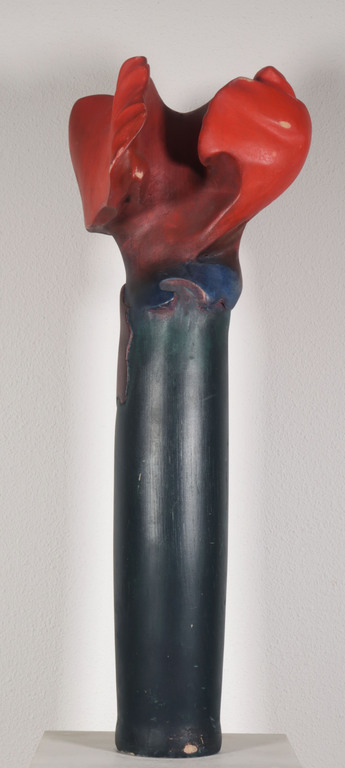 Peter van de Locht: Houten beeld, Bloem kopen? Bied vanaf 1!