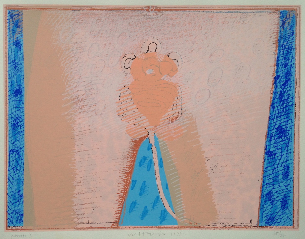 Co Westerik. Zeefdruk. Geboorte (3). verkocht voor € 60!