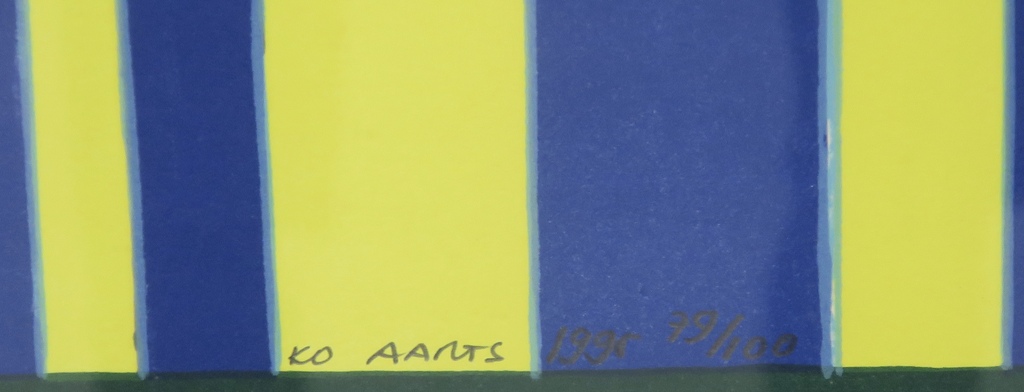 Ko Aarts: Litho, Zonder titel - Ingelijst kopen? Bied vanaf 20!