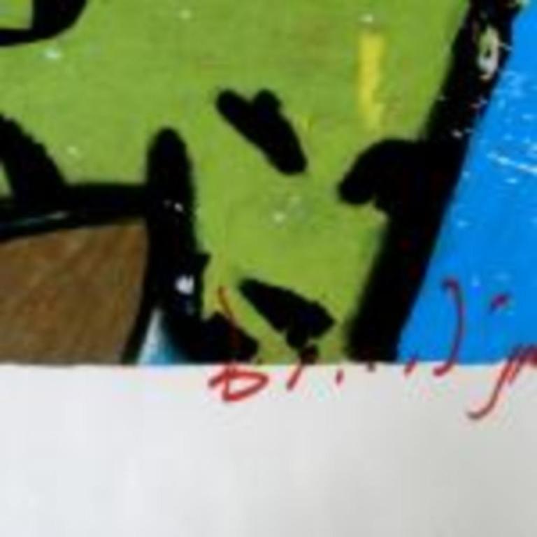 Herman Brood: Zeefdruk, titel: van het werk 'Club 300'. kopen? Bied vanaf 199!