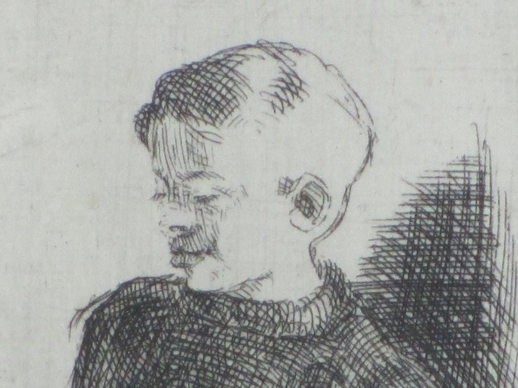 Cor Dik, Ets, Jongen met zakmes kopen? Bied vanaf 1!