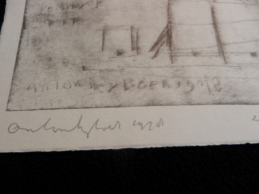 ANTON HEIJBOER  Litho   DE HOOIBERG   Handgesigneerd uit 1978 kopen? Bied vanaf 1!