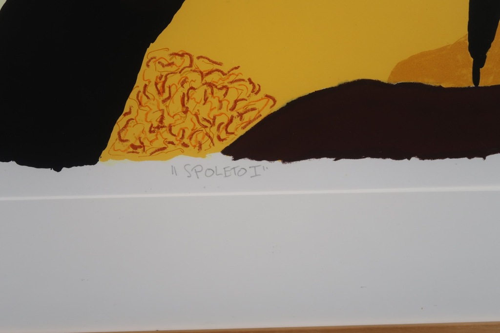 Ronald Boonacker: Zeefdruk, Spoleto I - Ingelijst (groot) kopen? Bied vanaf 60!