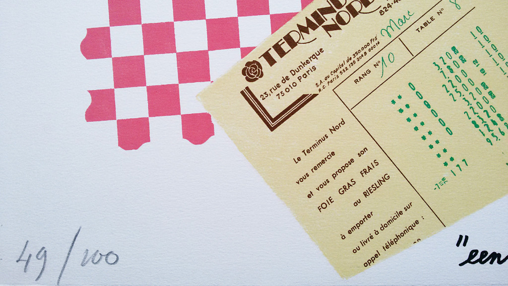 Mark Brusse - Een aankomst Paris Gare du Nord, litho kopen? Bied vanaf 60!