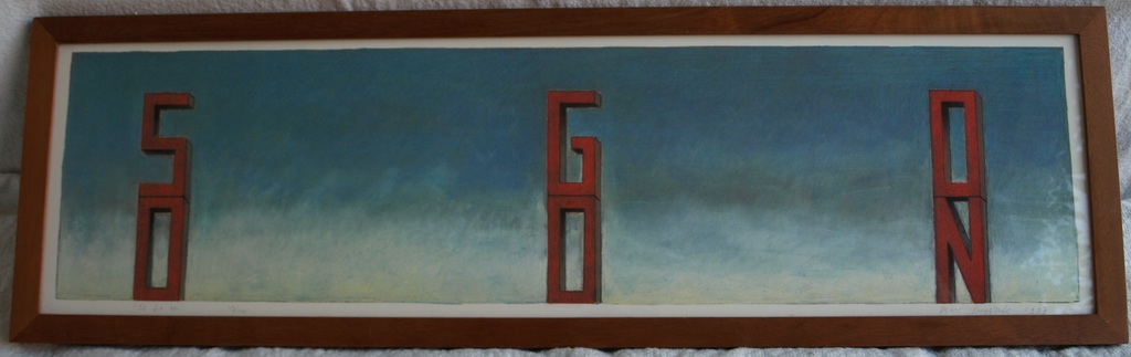 MARC RUYGROK – Artprint – So Go On – Gesigneerd & ingelijst – 1997 kopen? Bied vanaf 60!