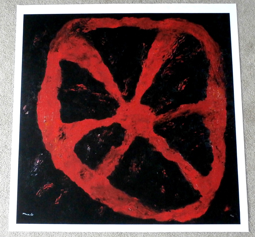 Armando - grote giclee op linnen: Das Rad - 2013 - oplage: 33 verkocht voor € 275!