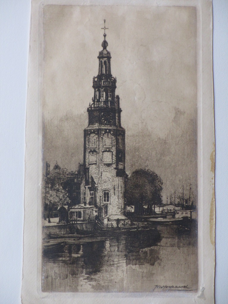 Johannes Josseaud, Montelbaanstoren Amsterdam, Ets kopen? Bied vanaf 1!