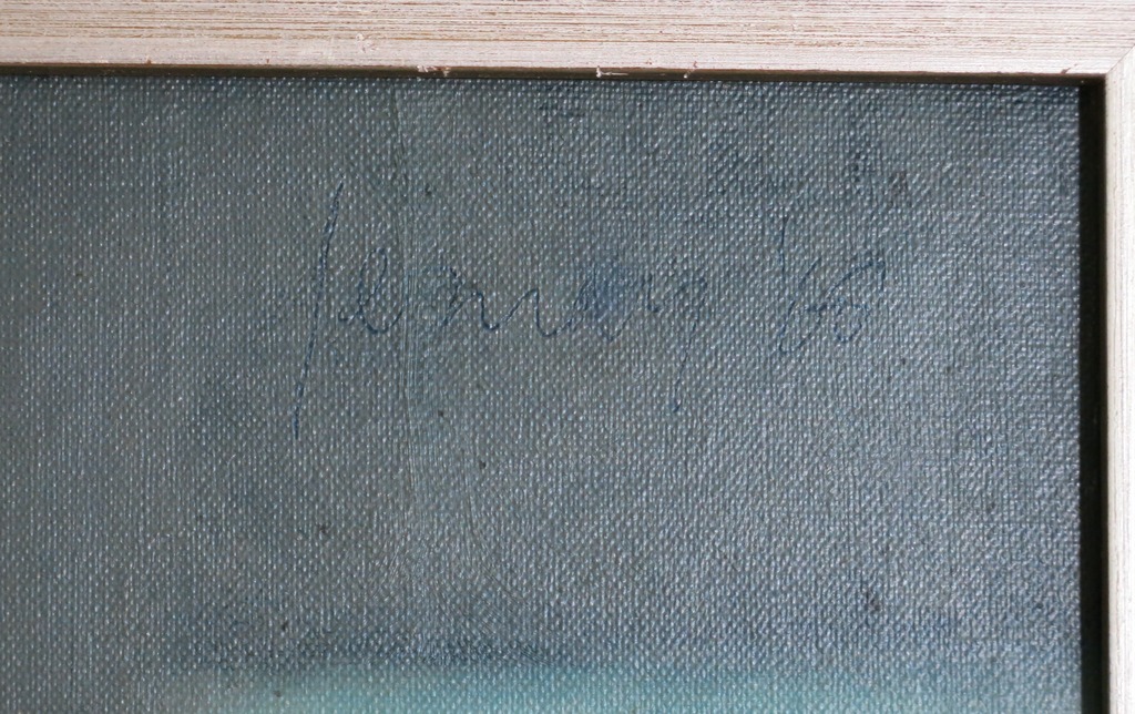 Fernay: Olie op doek, De stad - Ingelijst (groot formaat) kopen? Bied vanaf 1!