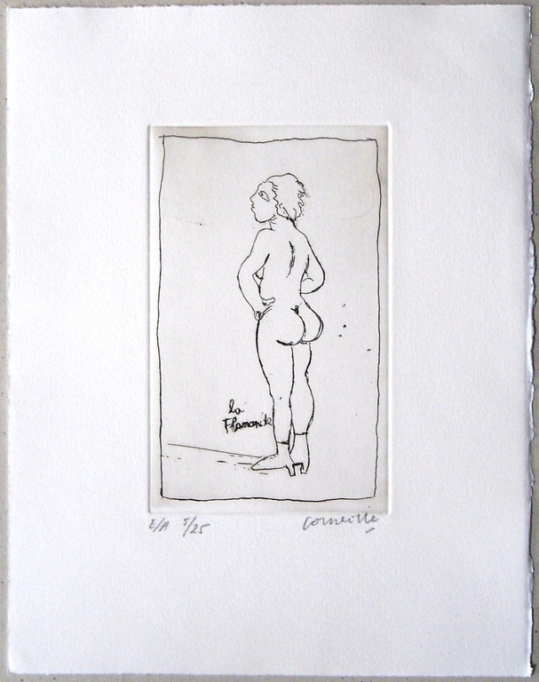 Corneille "La Flamande" originele ets verkocht voor € 135!