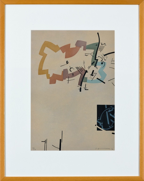 Pavel Husa: Litho, Wachten - Ingelijst kopen? Bied vanaf 1!