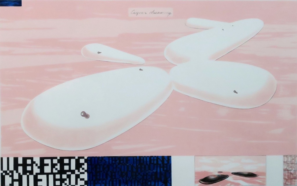 Gijs van Noort: Zeefdruk, Casper dreaming - Ingelijst (groot) kopen? Bied vanaf 50!