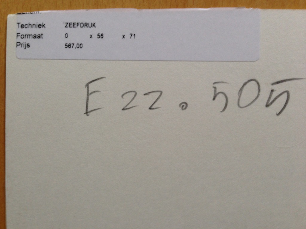 Ans Van Dijk - Grafiek - Gesigneerd - 2001 - Wakkamai kopen? Bied vanaf 1!