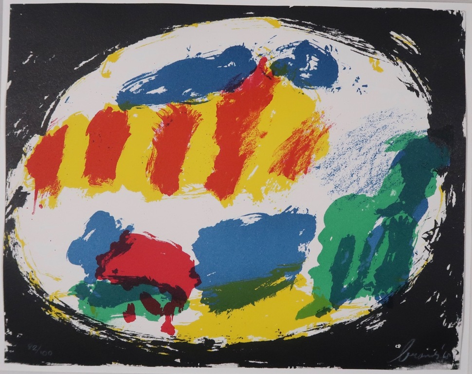 Eugene Brands: Litho, Landscape in daytime verkocht voor € 125!