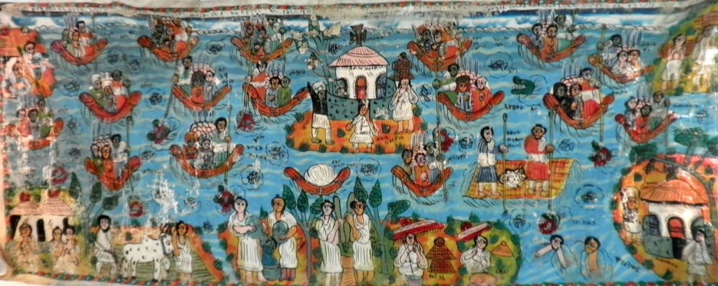 Oude Amhaarse schildering op Canvas verkocht voor € 100!