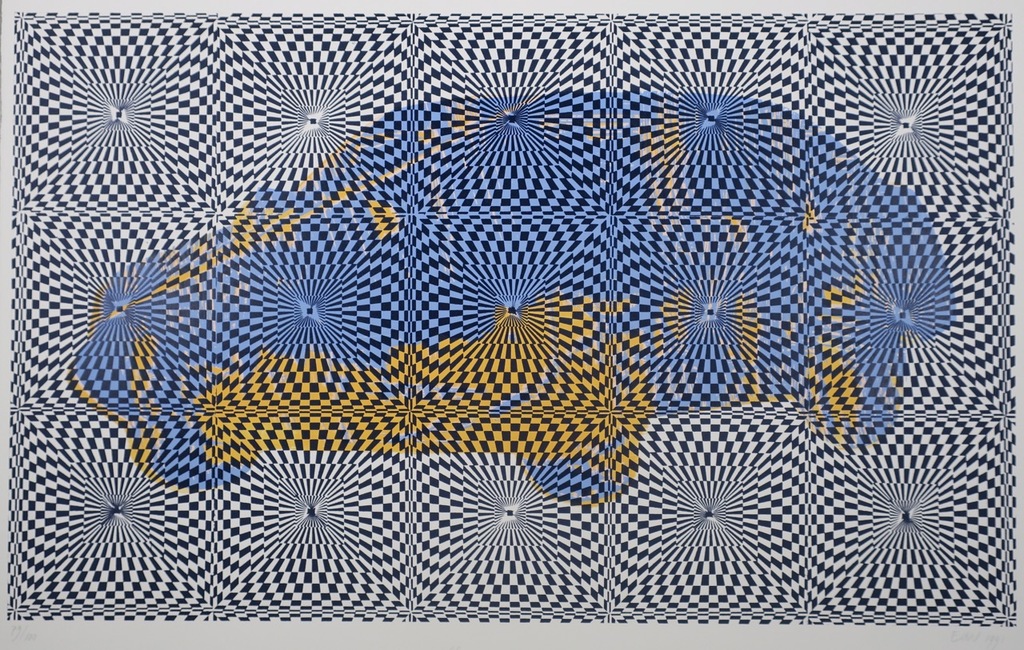 Elizabeth de Vaal: Zeefdruk, Illusive dream verkocht voor € 35!