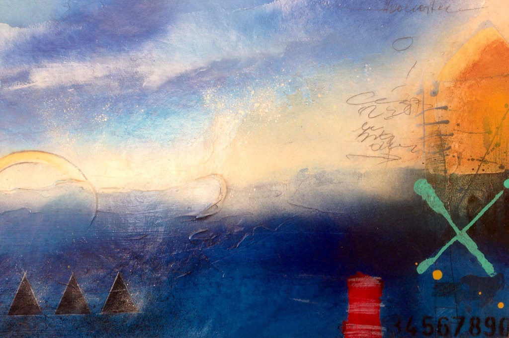 Theo koster,  gemengde techniek , waterland kopen? Bied vanaf 1!