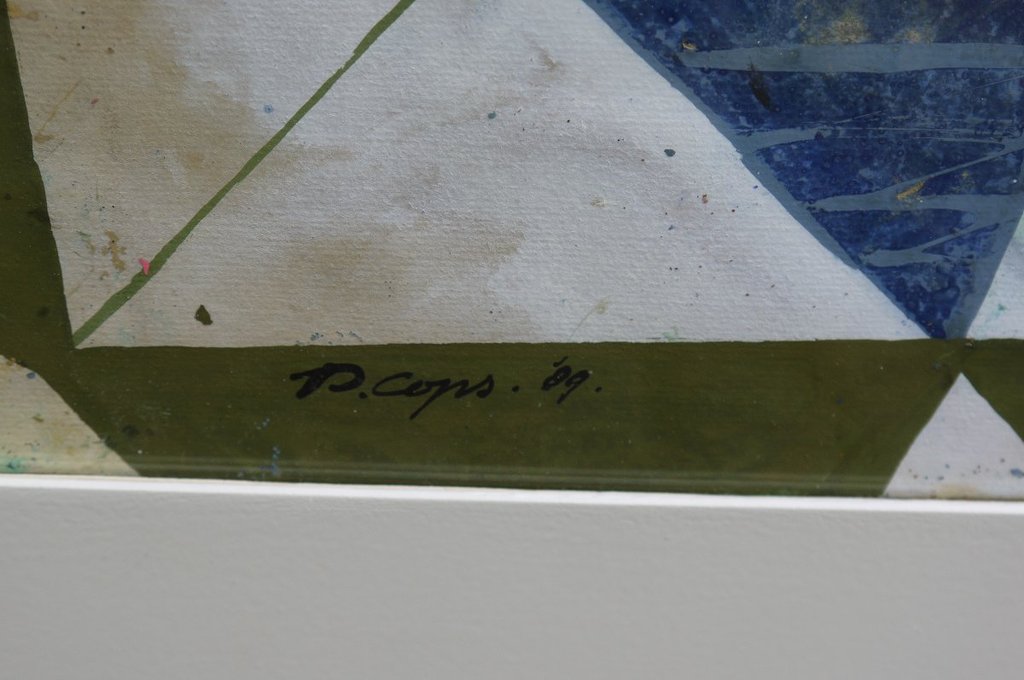 Pierre Cops (1960) - Gouache - Zonder titel kopen? Bied vanaf 1!