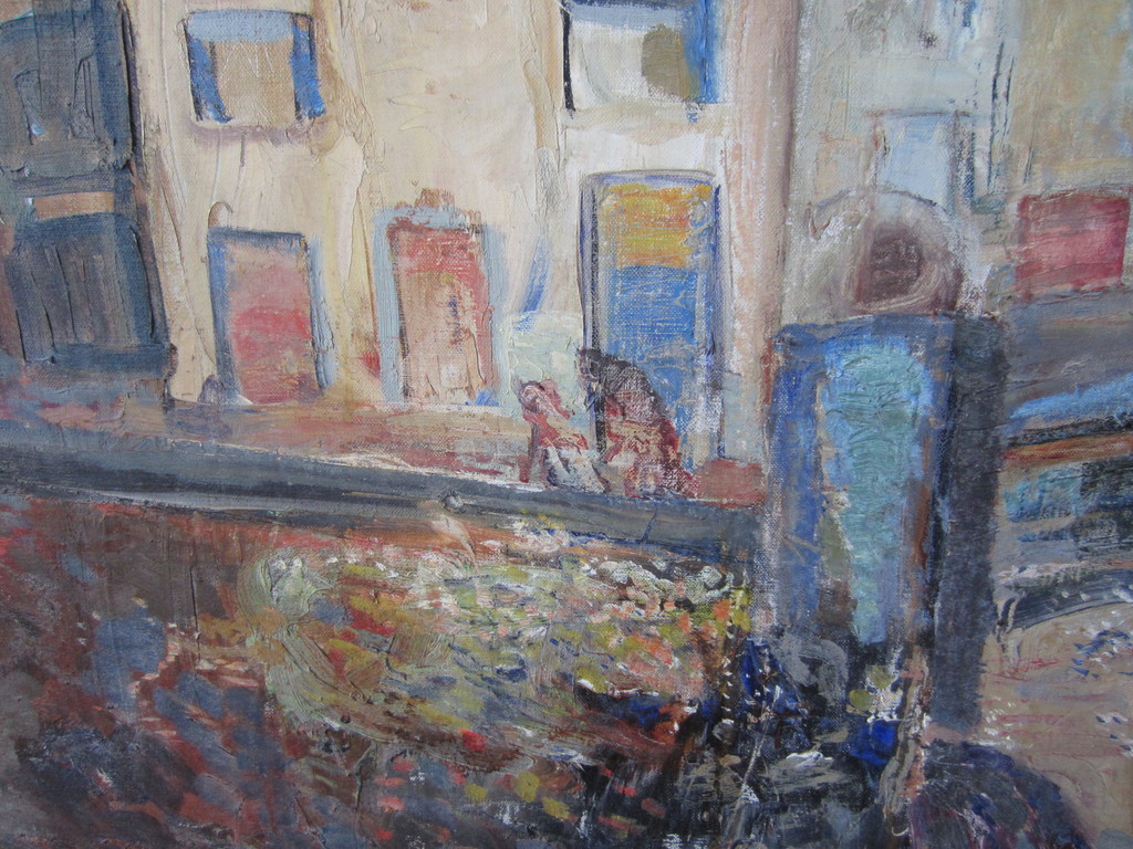 ERNST LEYDEN (Attib.) OLIE OP DOEK 1935 EXPRESSIONISME kopen? Bied vanaf 1!