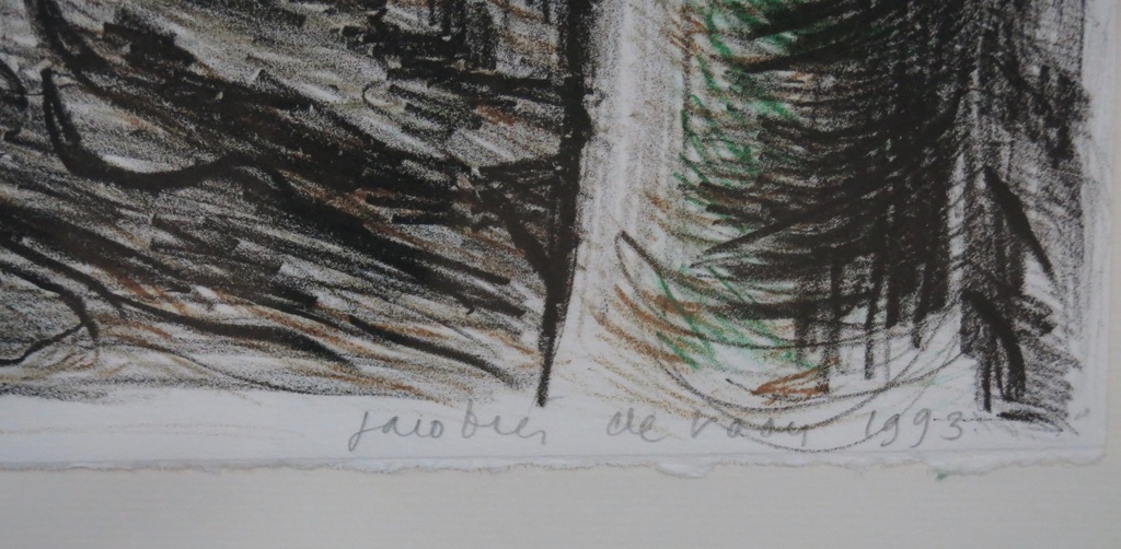 Jacobien de Rooij: Litho, Entre chien et loup - Ingelijst kopen? Bied vanaf 50!