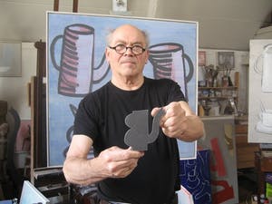 Klaas Gubbels - Klaas Gubbels, Schildering van Koffiepotten op Vaas, gesigneerd kopen? Bied vanaf 275!