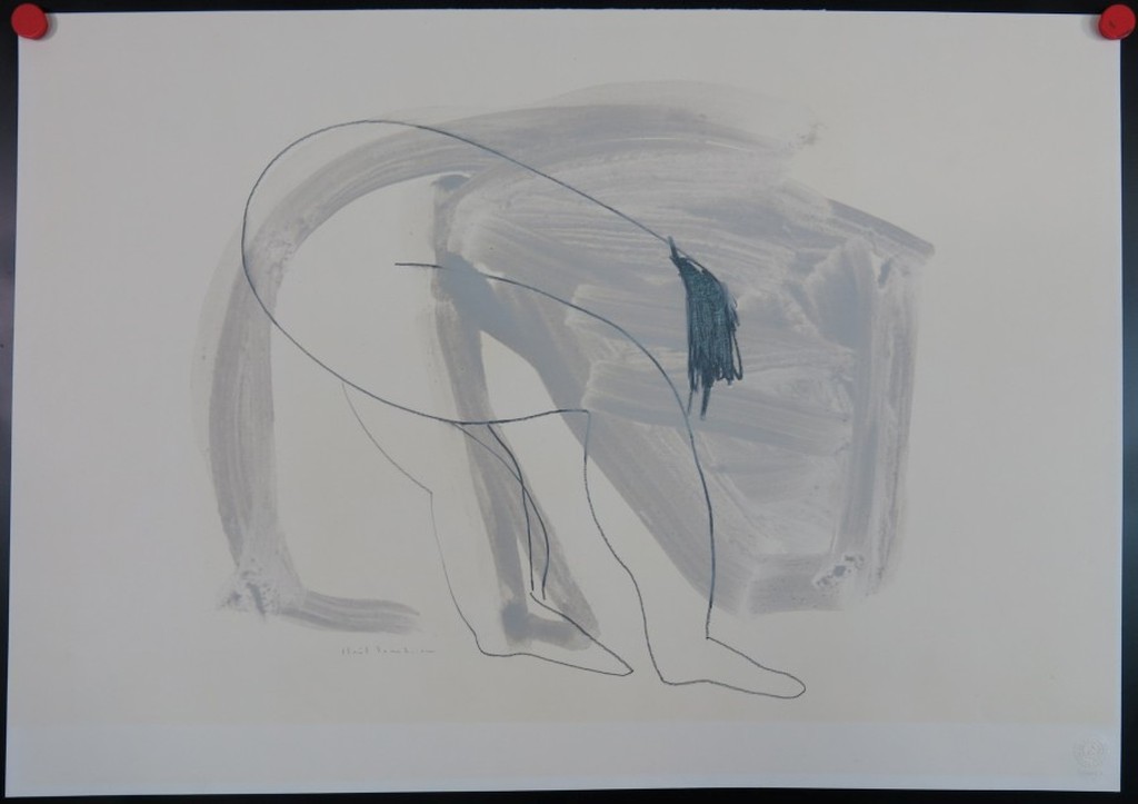 Bert Boerboom: Tekening, Bukkende figuur kopen? Bied vanaf 1!